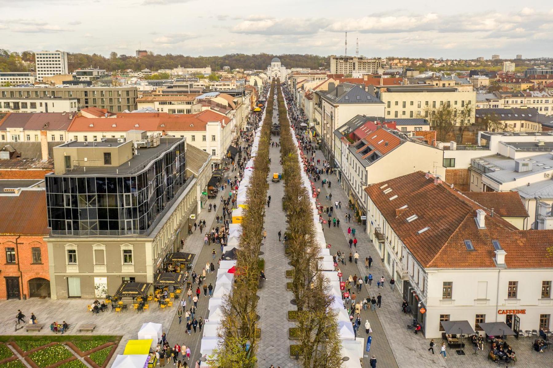 Studio On Laisves Aleja, Central Kaunas - Self Check In Экстерьер фото